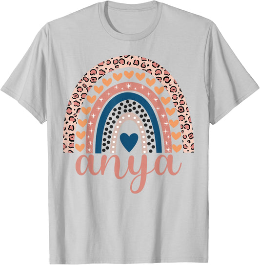 Anya Anya Name Birthday Shirt Gift T-Shirt - T-Shirt | Ash