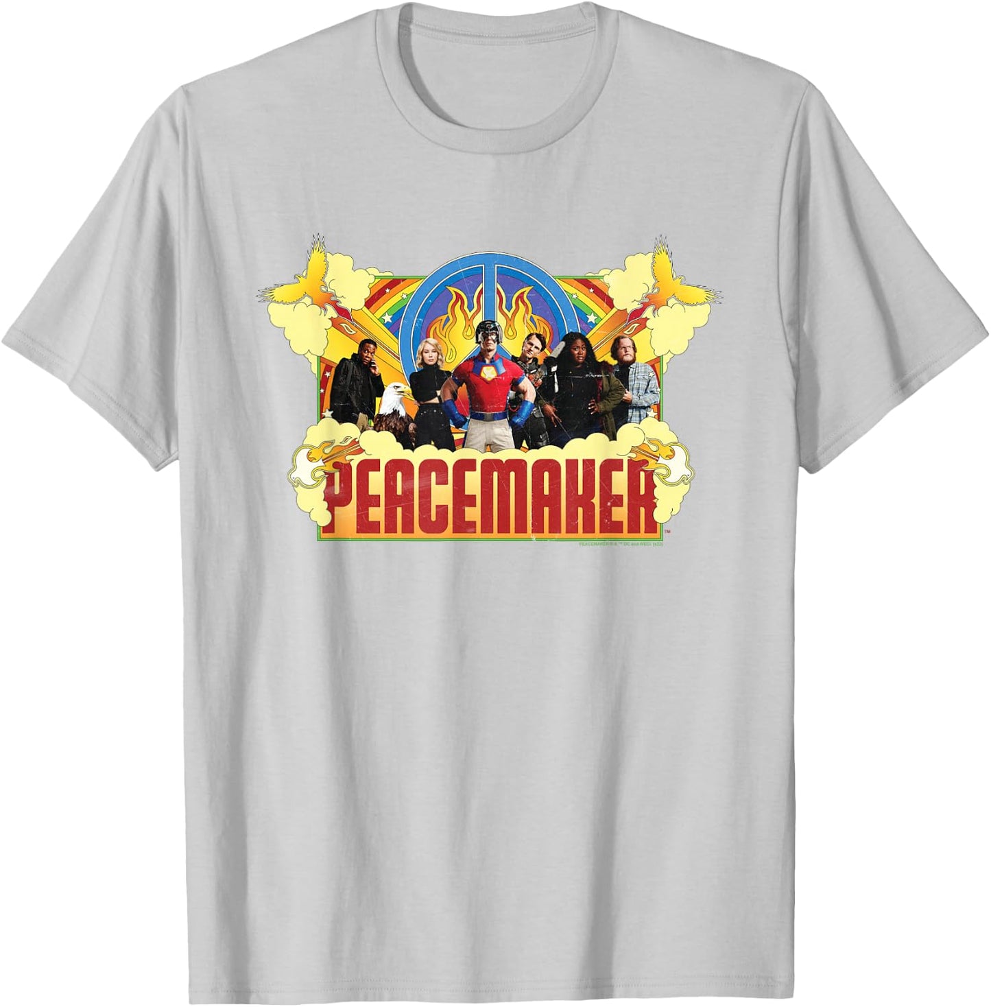 Peacemaker Main Crew T-Shirt - T-Shirt | Ash