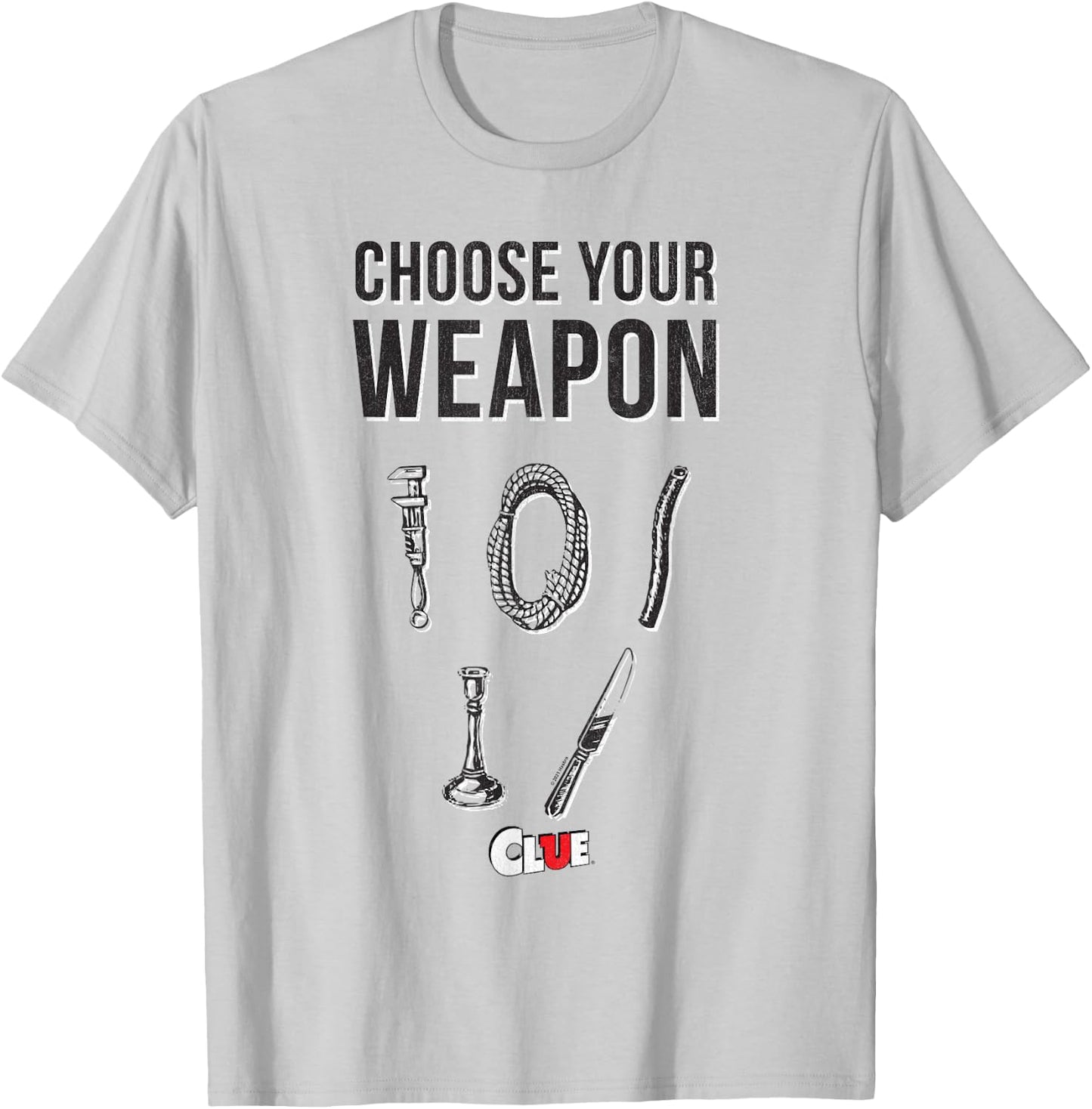 Clue Choose T-Shirt - T-Shirt | Ash