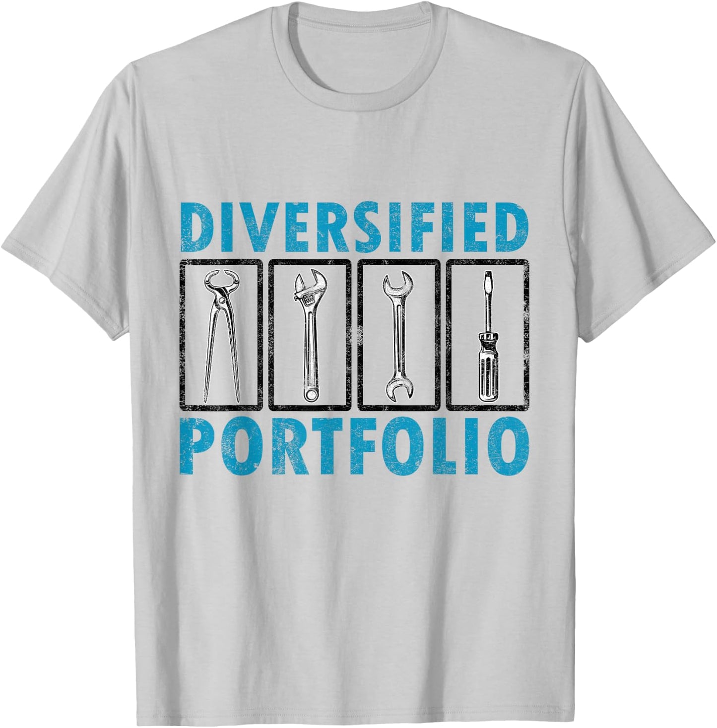 Diversified Portfolio Mechanic Heating Engineer Craftsman T-Shirt - T-Shirt | Ash