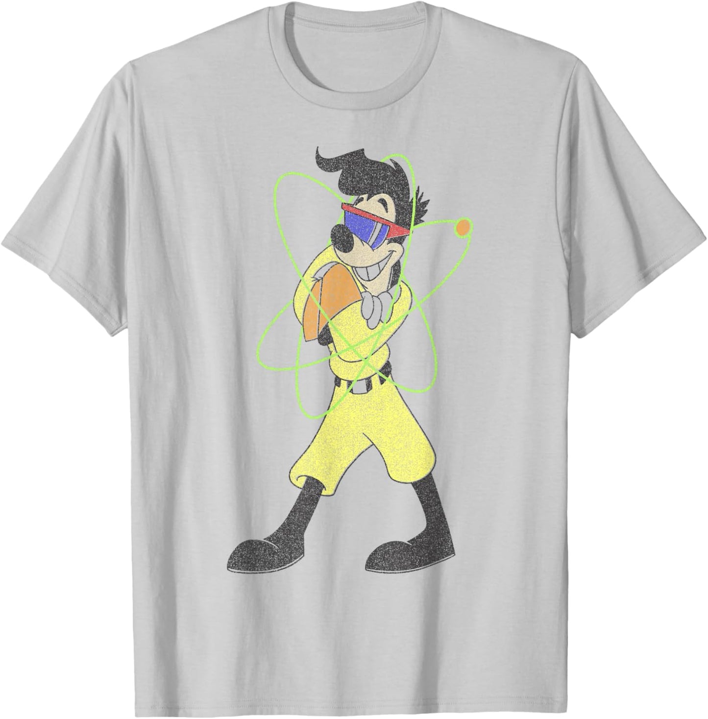 Disney A Goofy Movie Powerline Portrait Small T-Shirt - T-Shirt | Ash
