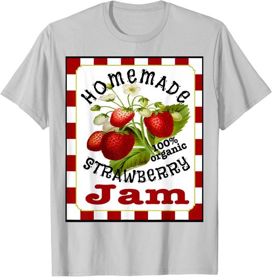 Cute Homemade Strawberry Jam Halloween Costume Shirt T-Shirt - T-Shirt | Ash