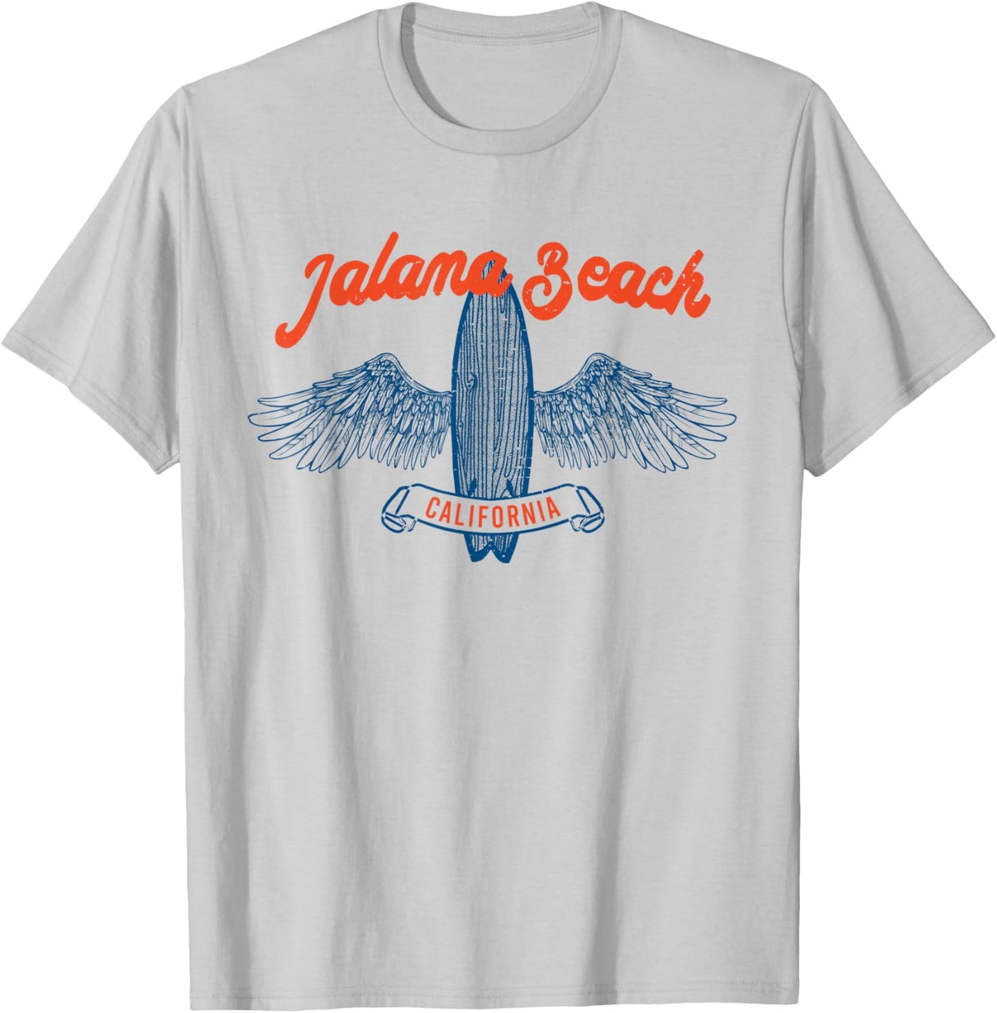 Vintage Jalama Beach California Palm Trees CA Retro Surf Women T-Shirt - T-Shirt | Ash