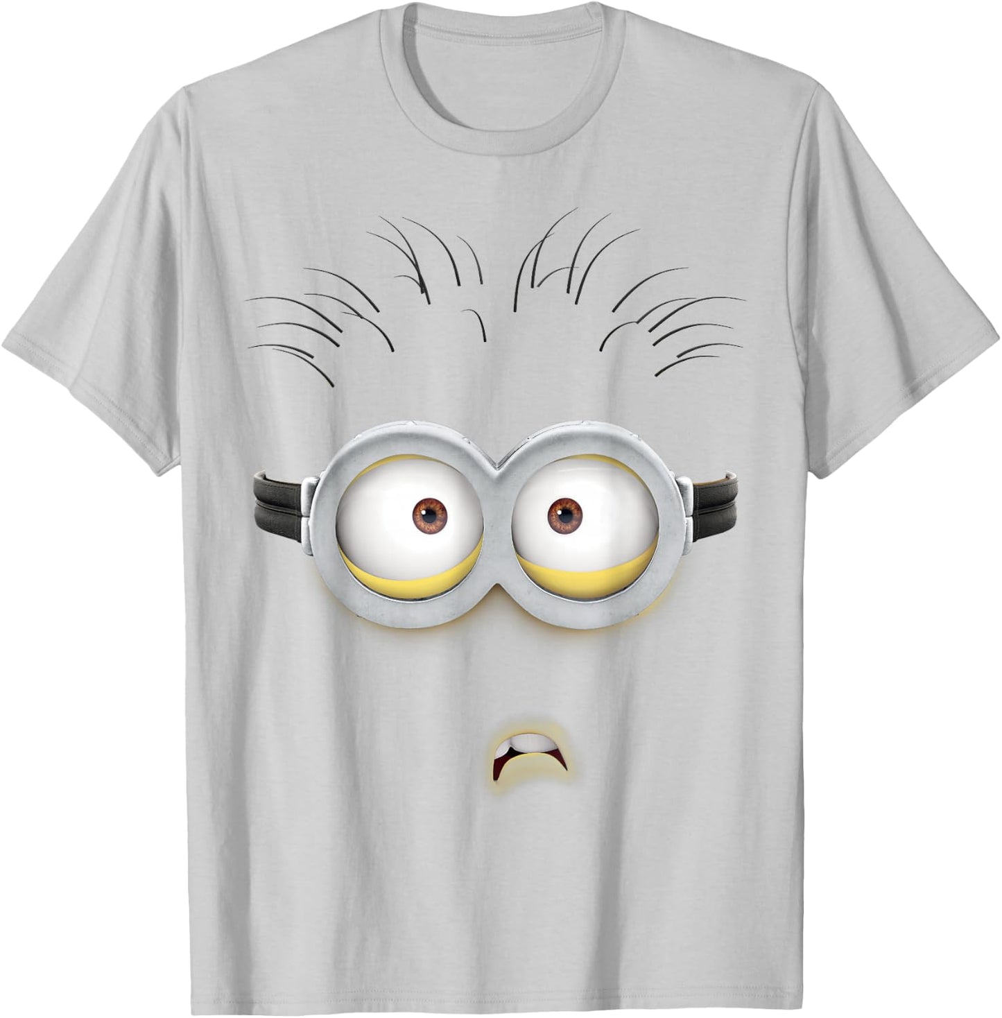 Despicable Me Minions Bob Frown Face Graphic T-Shirt - T-Shirt | Ash