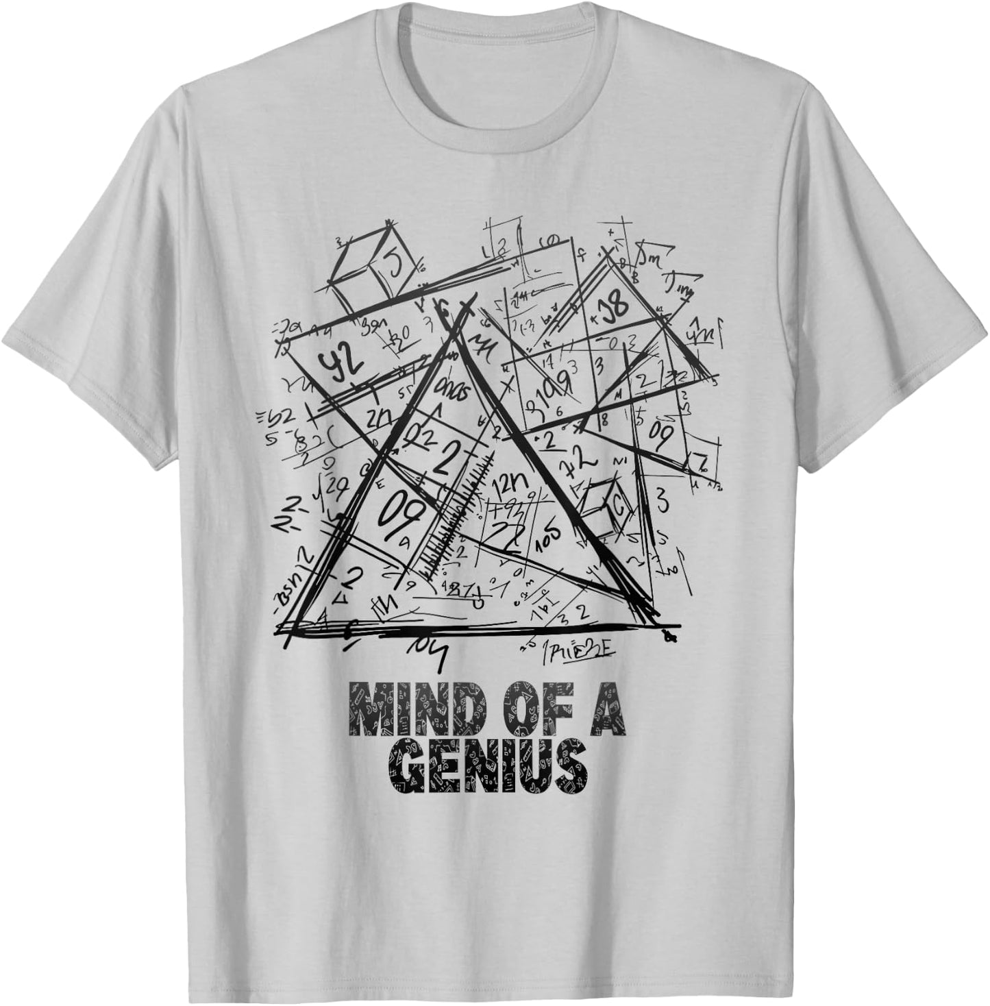 Mind of a genius, genius, science, nerd T-Shirt - T-Shirt | Ash