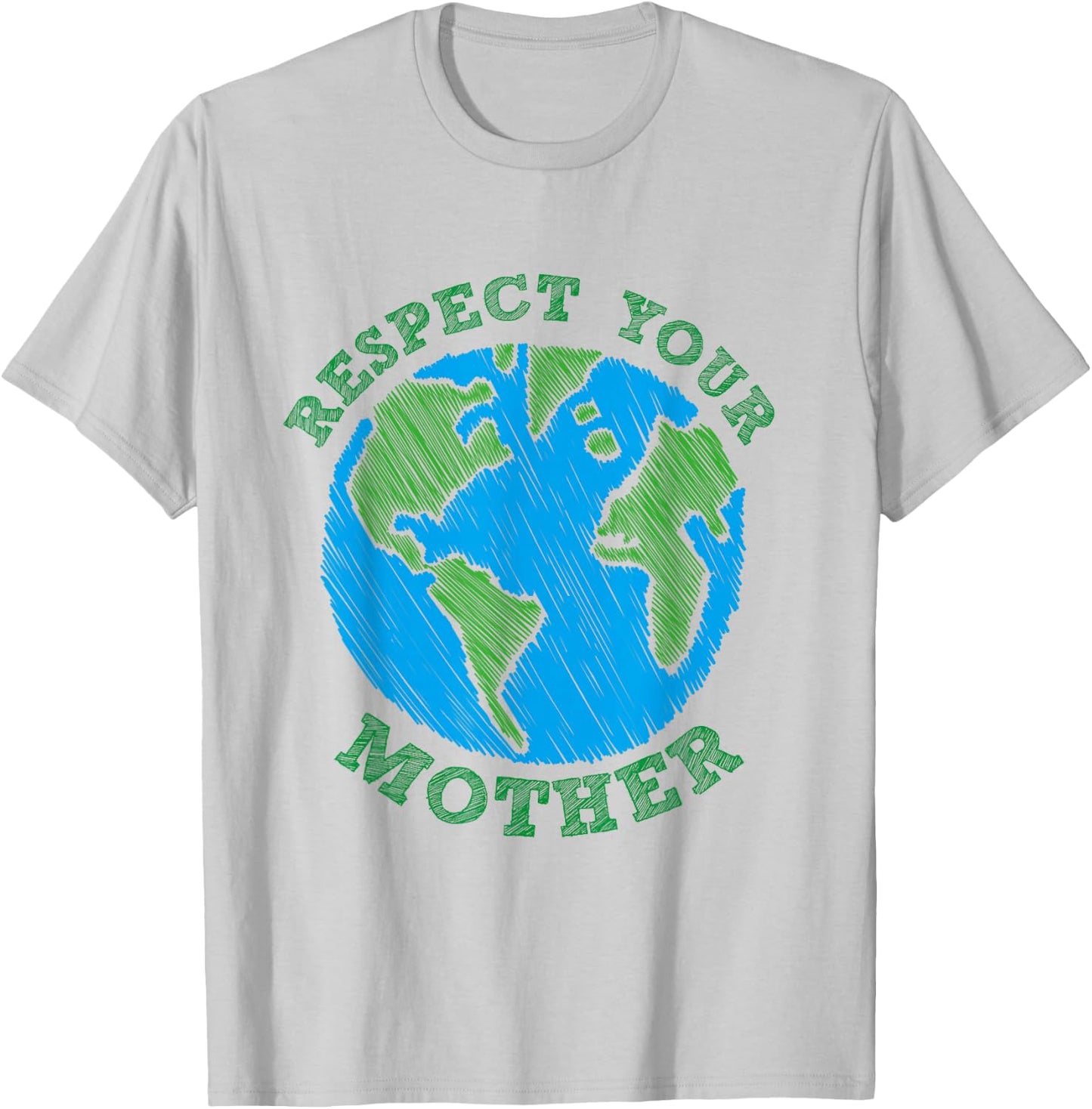Earth Day Gift Respect Your Mother Nature Lover T-Shirt - T-Shirt | Ash