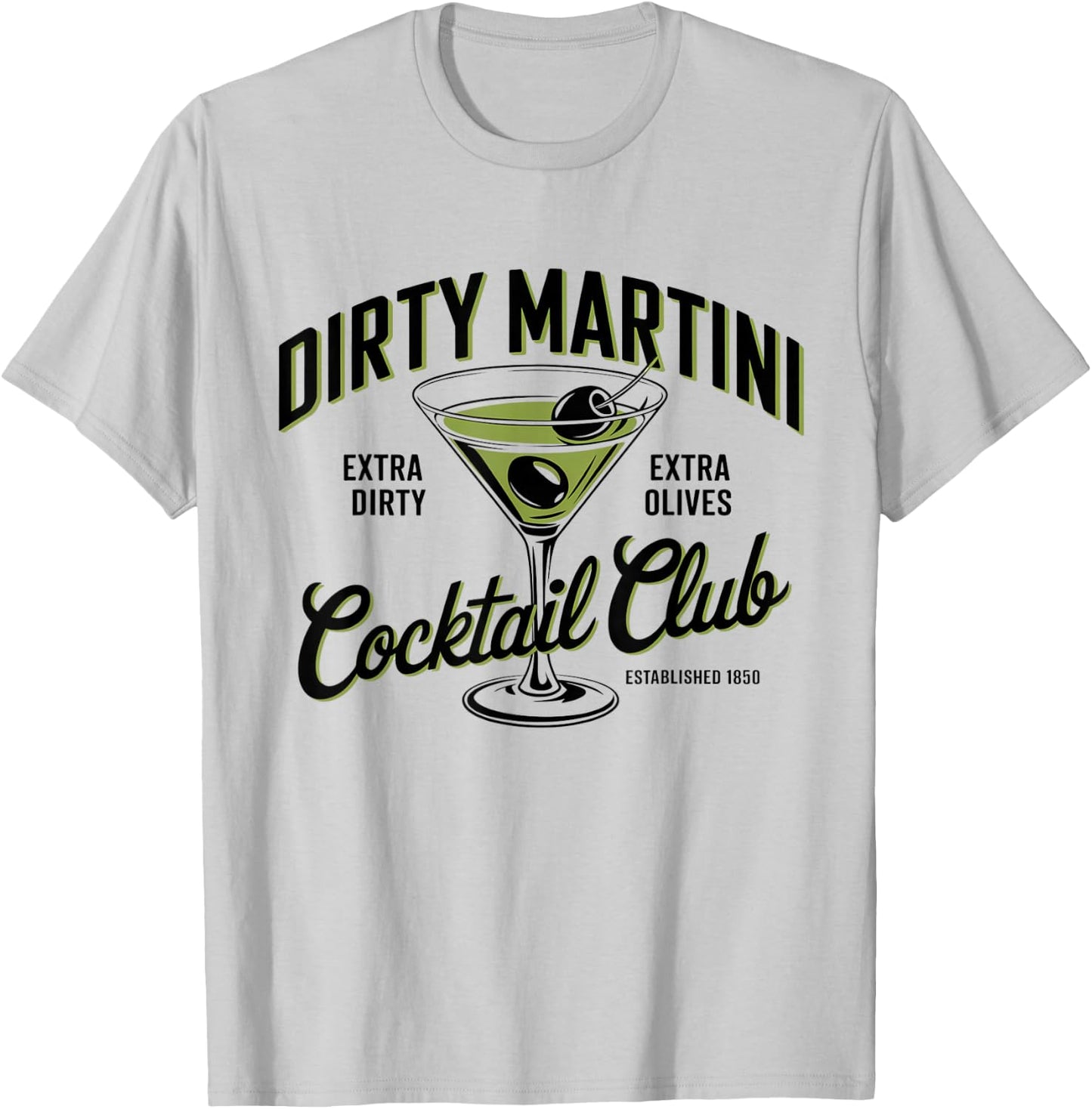 Dirtyy Bachelorette Martini Drinking Club Funny T-Shirt - T-Shirt | Ash