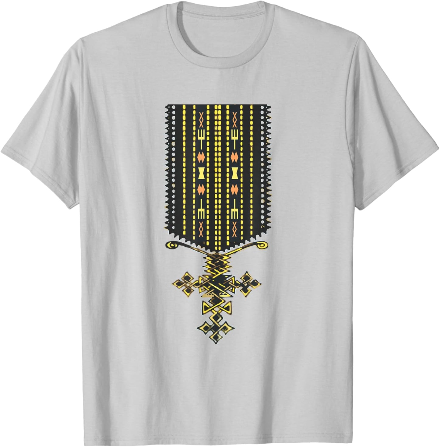 Äthiopische Mode Eritreische Mode Ethiopian Eritrean Traditional T-Shirt - T-Shirt | Ash