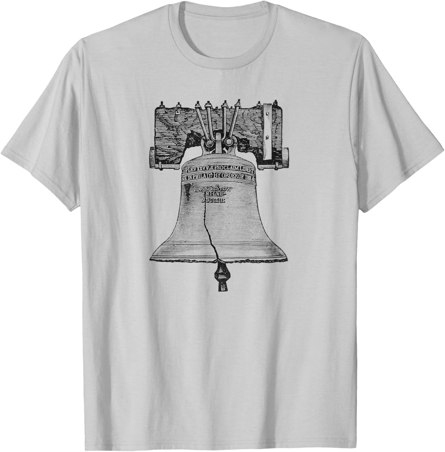 Liberty Bell Philadelphia T-Shirt - T-Shirt | Ash
