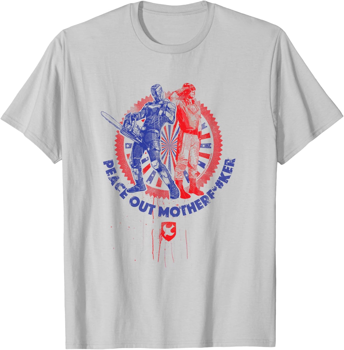 Peacemaker The Vigilante Peace Stamp T-Shirt - T-Shirt | Ash