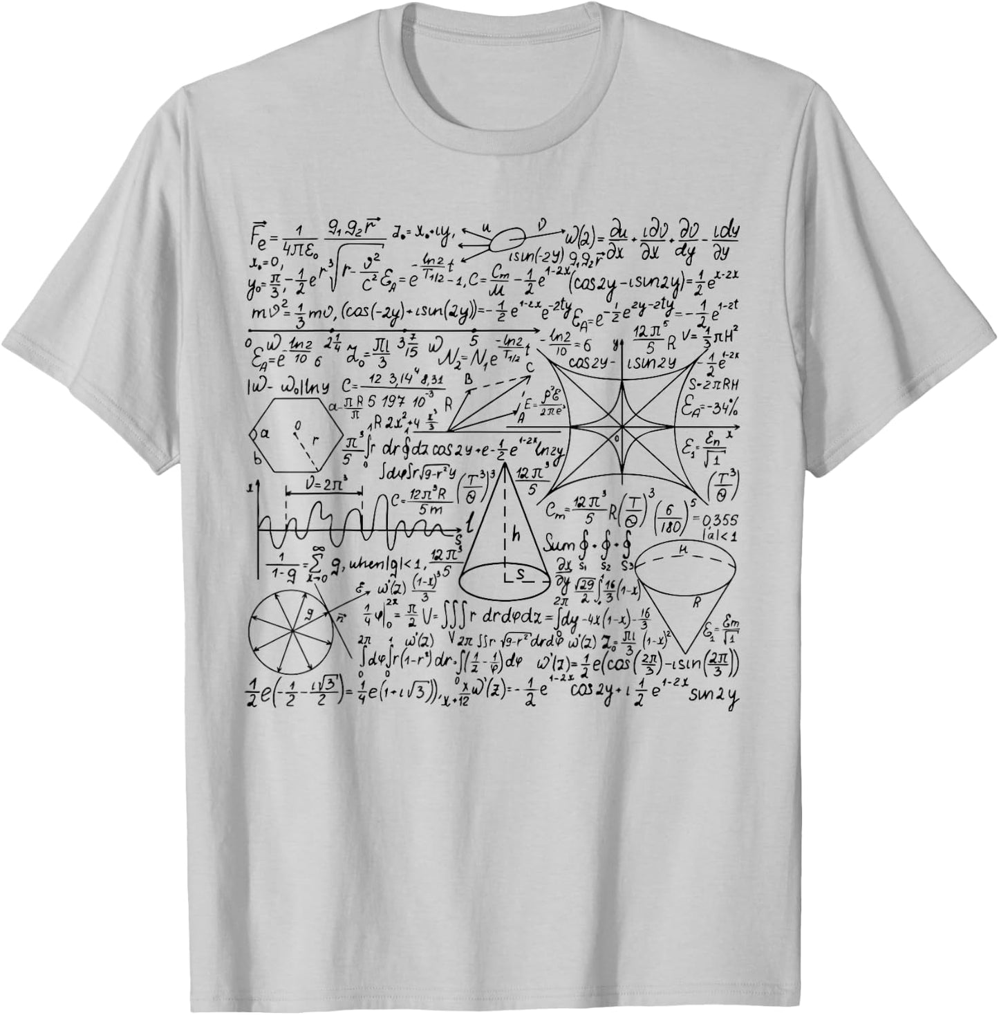 Math Equation Cool Quadratic Formula Geek Nerd Math gift T-Shirt - T-Shirt | Ash