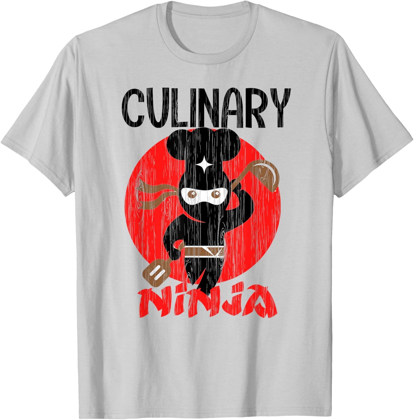 Culinary Ninja Chef Shirt Funny Cooking Cooks Gift T-Shirt - T-Shirt | Ash