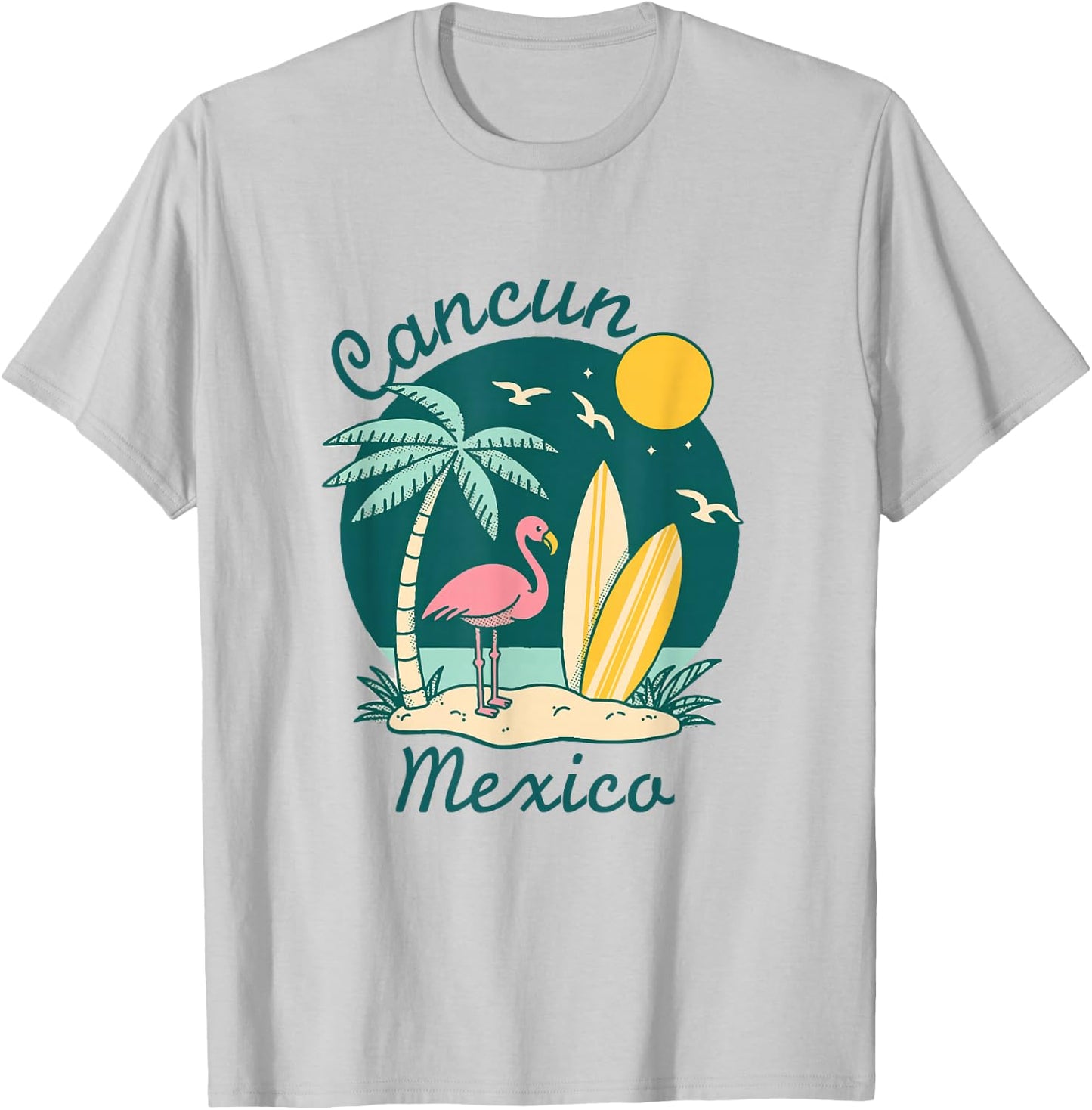 Souvenir from Cancun Mexico Family Matching Mexico Holiday T-Shirt - T-Shirt | Ash