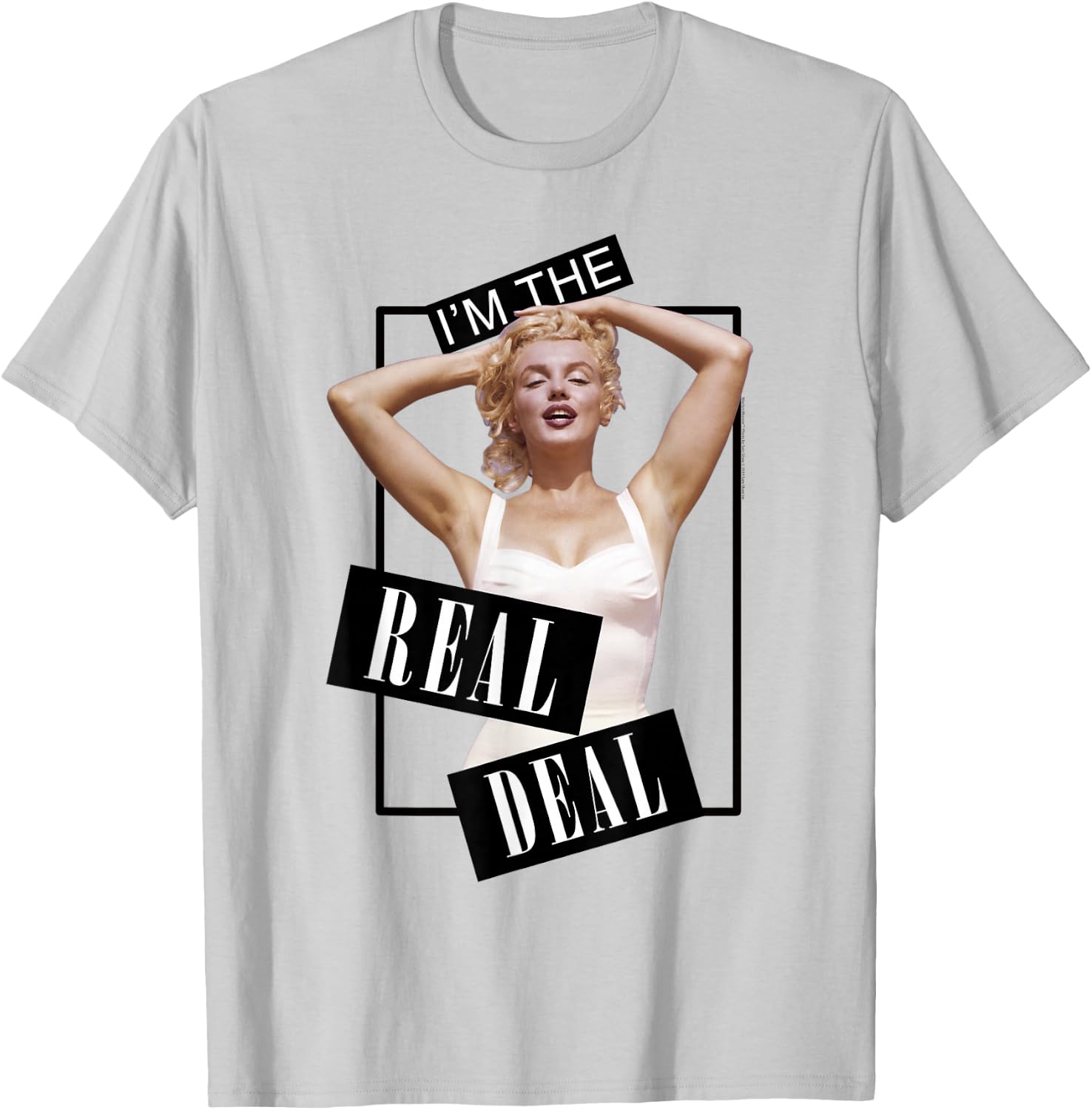 Marilyn Monroe Real Deal T-Shirt - T-Shirt | Ash