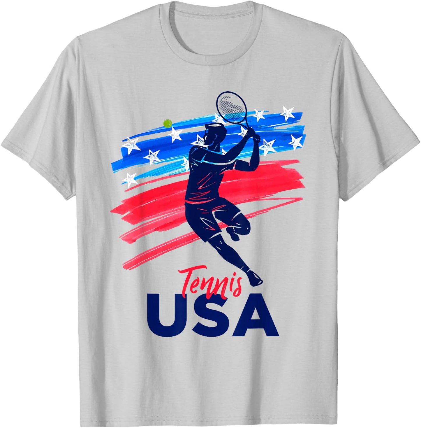 USA Tennis Support The Team Shirt USA Tennis Lover T-Shirt - T-Shirt | Ash