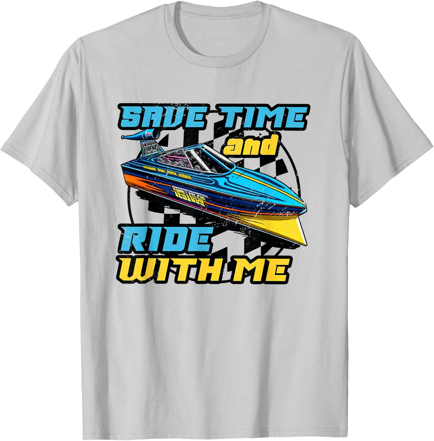 Drag Boat Racing Racer Speed Boat Driver Legend T-Shirt - T-Shirt | Ash