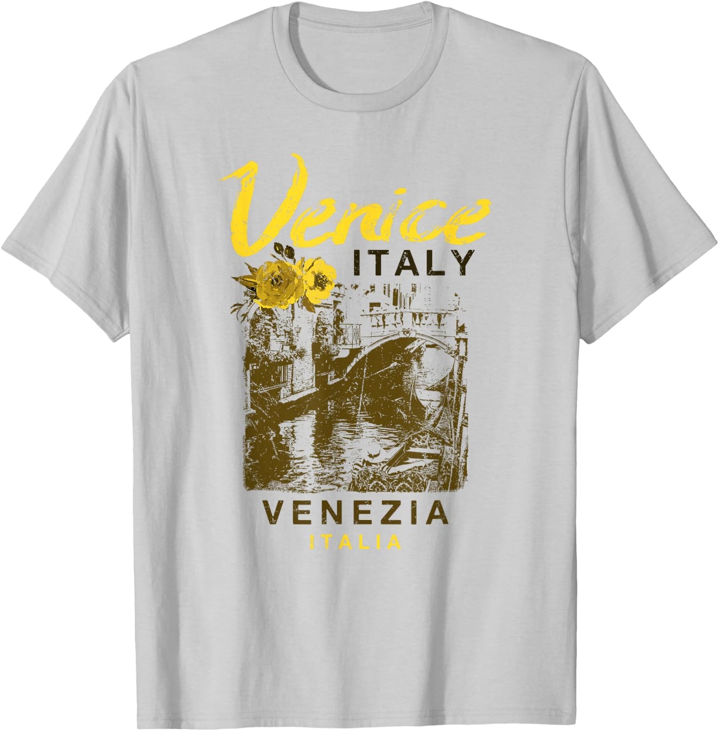 Venice Italy Venezia Italia Vintage Italian Travel T Shirt T-Shirt - T-Shirt | Ash
