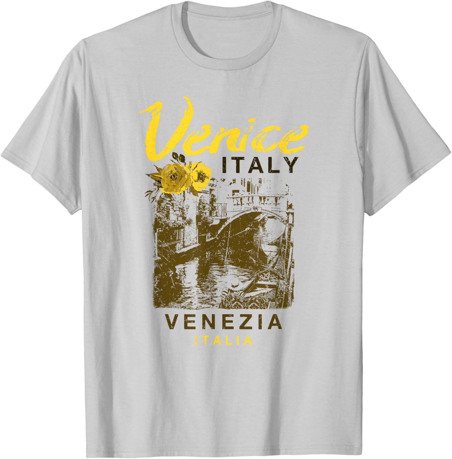 Venice Italy Venezia Italia Vintage Italian Travel T Shirt T-Shirt - T-Shirt | Ash