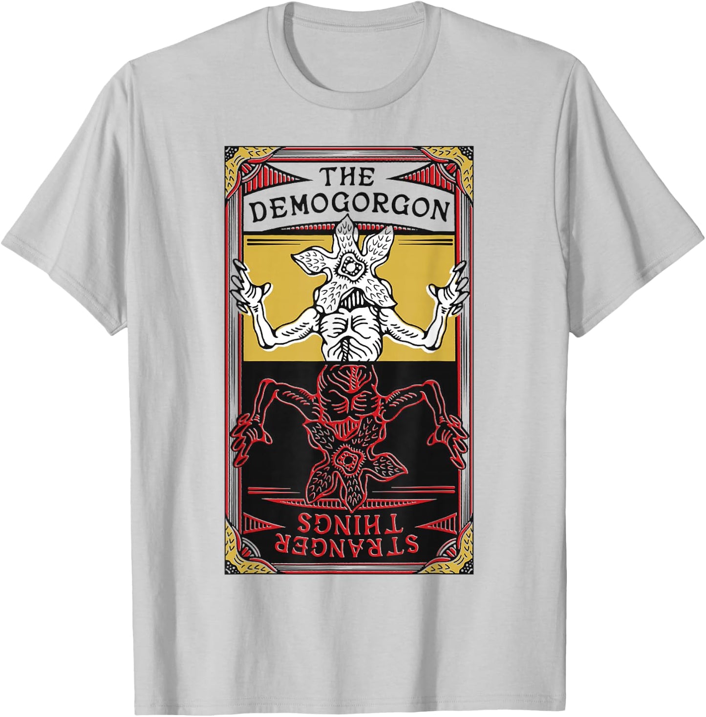 Stranger Things 4 Demogorgon Upside Down Tarot T-Shirt - T-Shirt | Ash