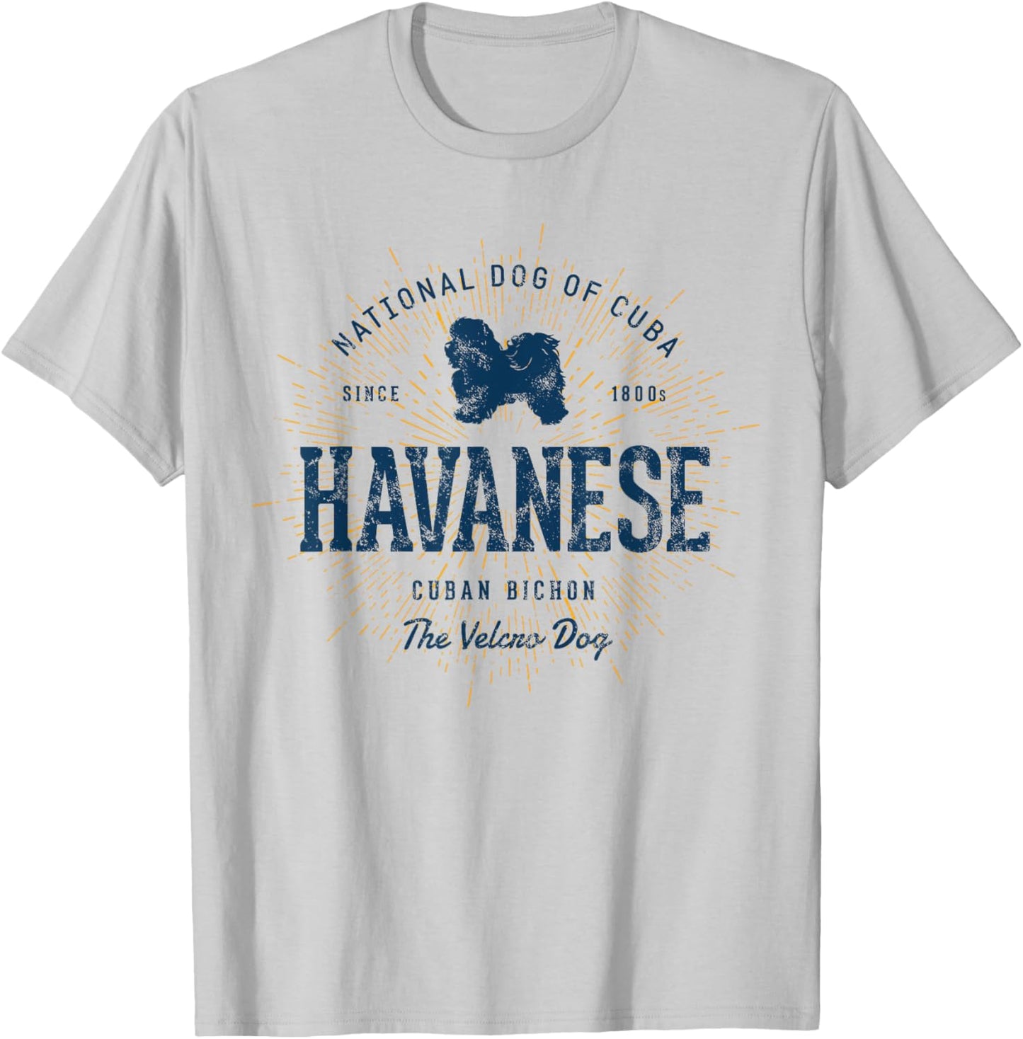 Retro Vintage Havanese T-Shirt - T-Shirt | Ash