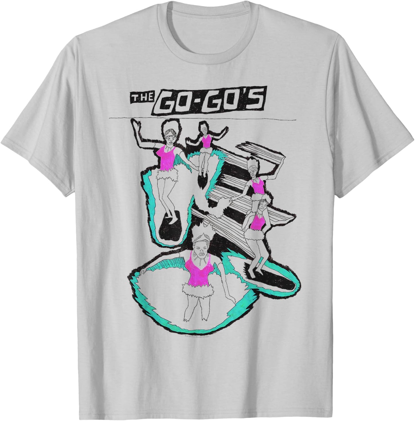 The Go-Go's - Surfing T-Shirt - T-Shirt | Ash