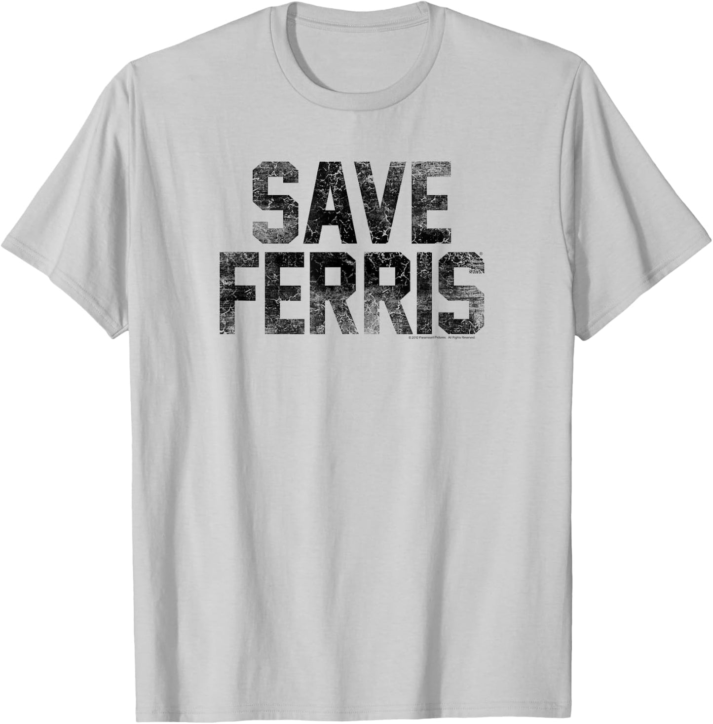 Ferris Bueller Save Ferris T-Shirt - T-Shirt | Ash