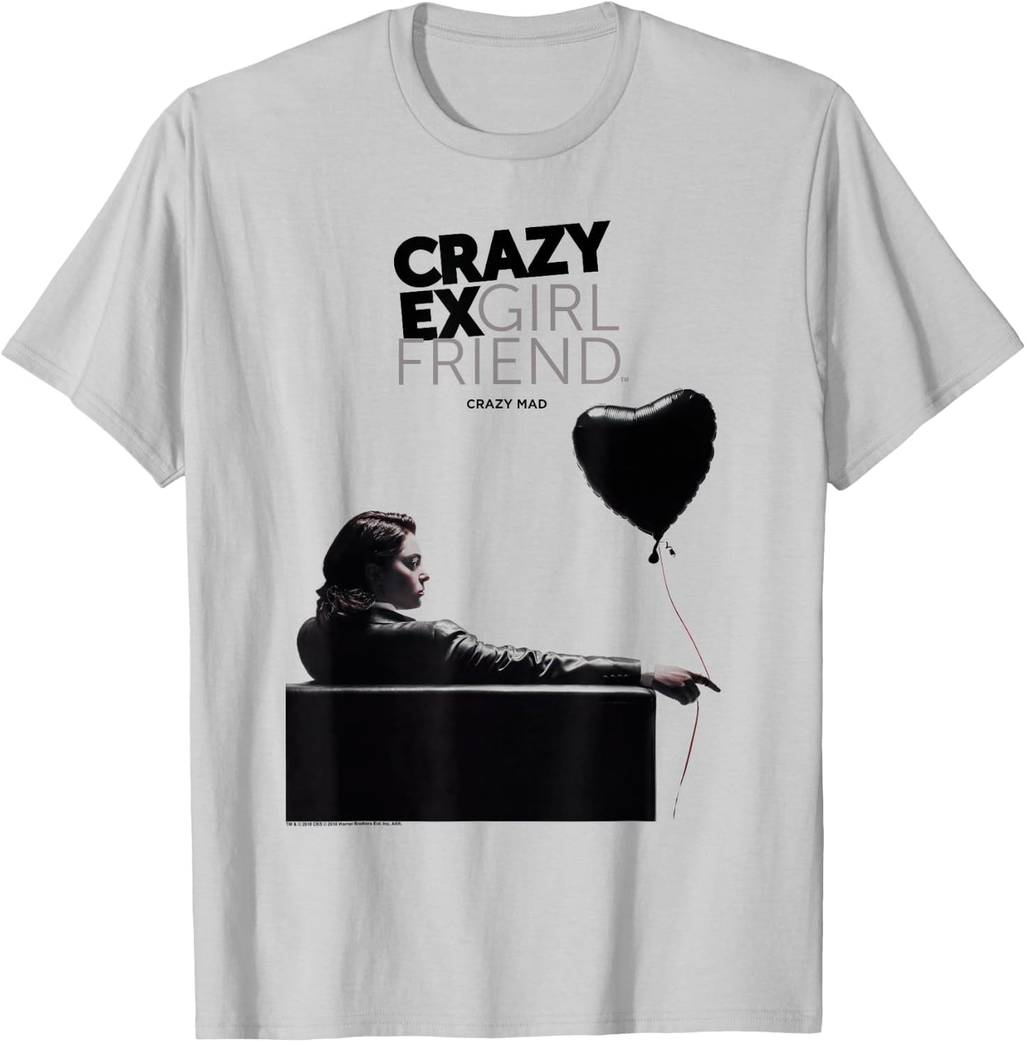 Crazy Ex-Girlfriend Crazy Mad T-Shirt - T-Shirt | Ash