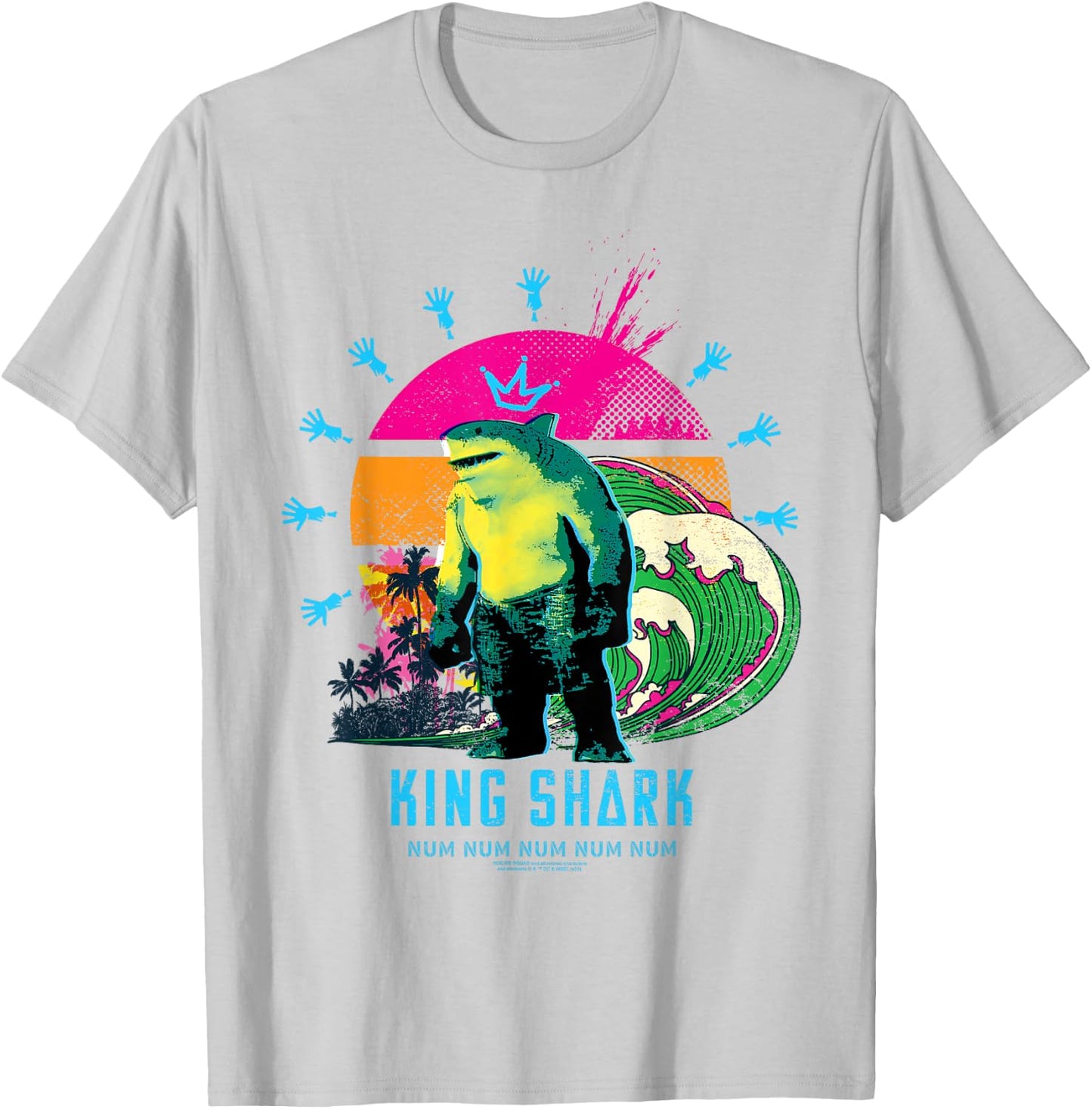 The Suicide Squad King Shark T-Shirt - T-Shirt | Ash