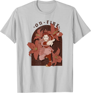 Avatar: The Last Airbender Azula On Fire T-Shirt - T-Shirt | Ash