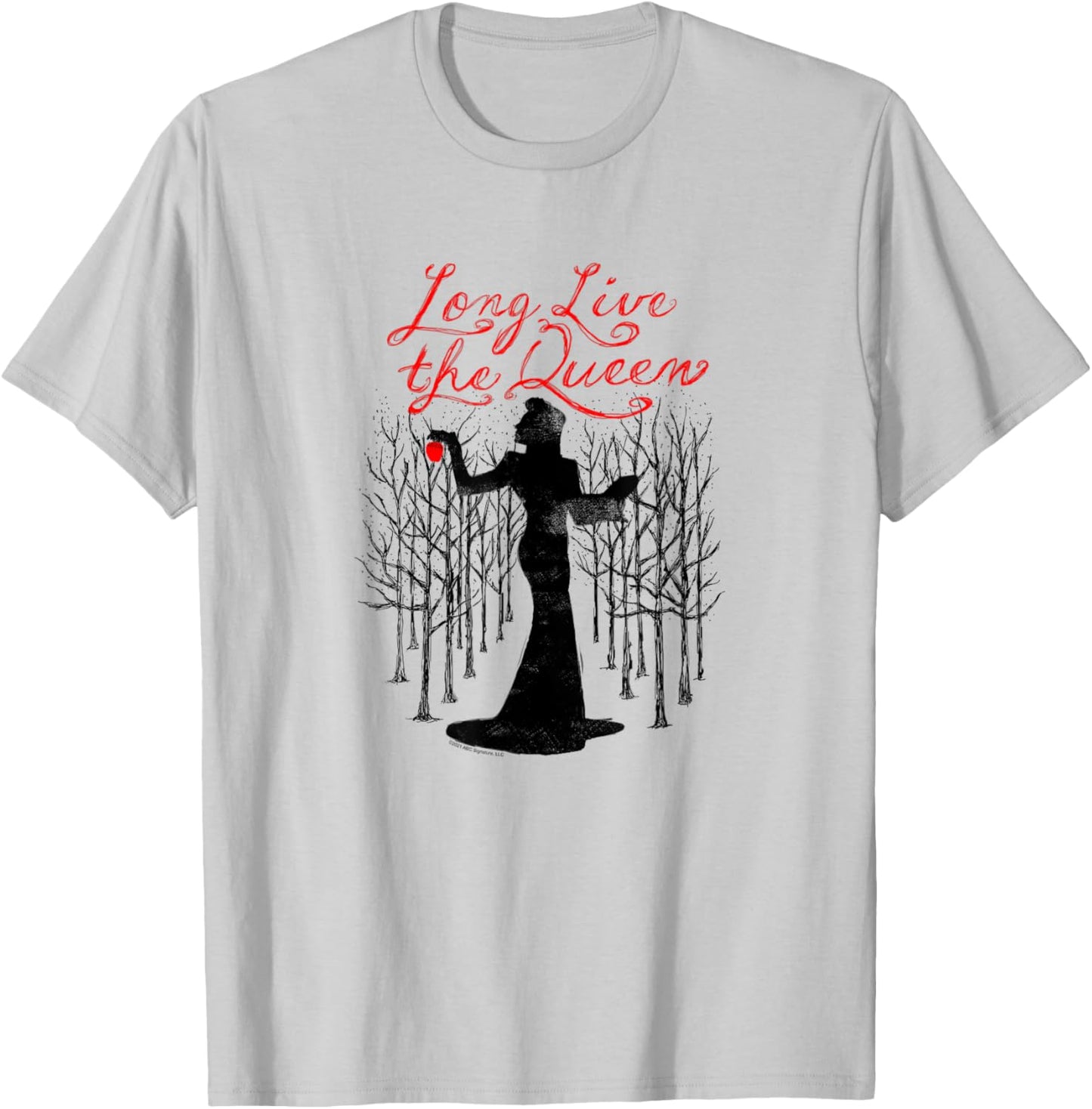 Once Upon a Time Long Live The Queen T-Shirt - T-Shirt | Ash