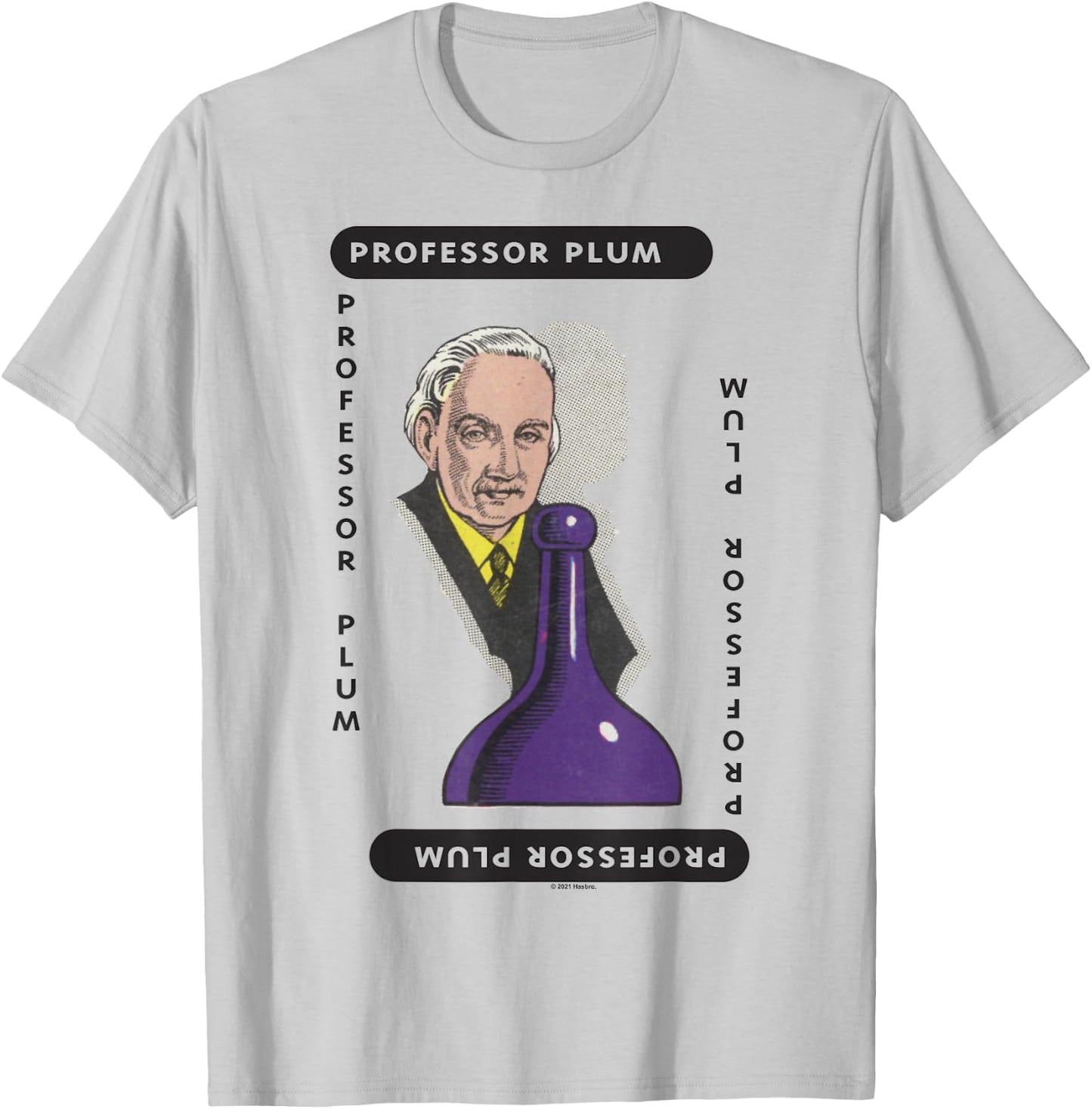 Clue Professor Plum Playing Card Halloween Costume T-Shirt - T-Shirt | Ash