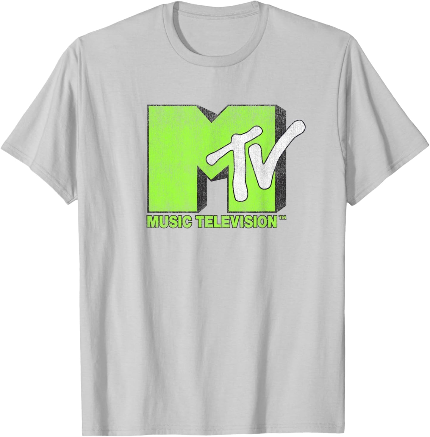 MTV Green Logo T-Shirt - T-Shirt | Ash