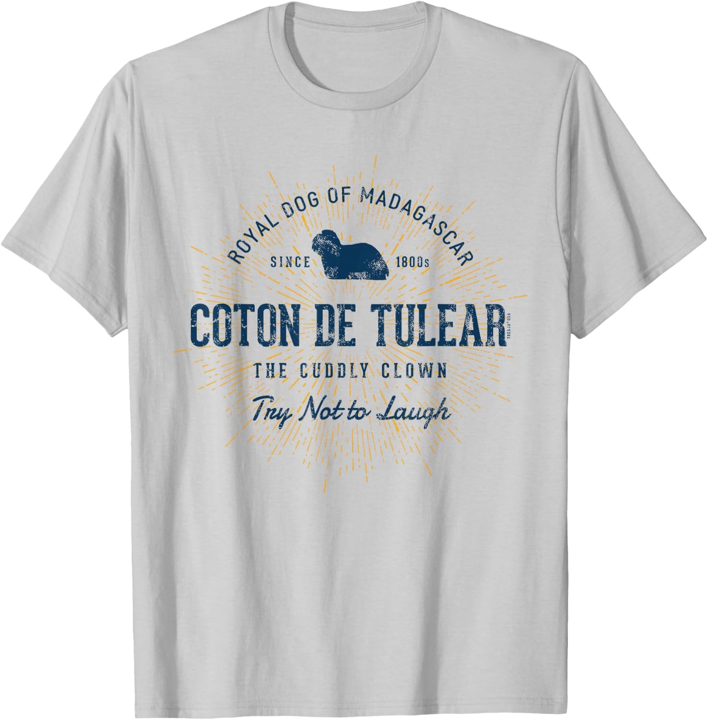 Vintage Coton de Tulear Retro T-Shirt - T-Shirt | Ash