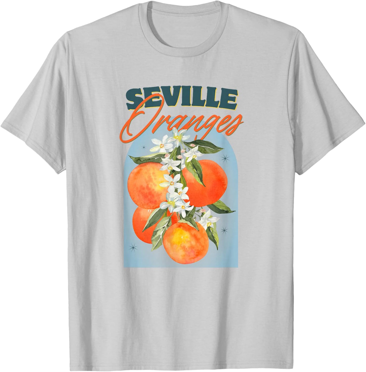 Seville oranges Italian summer farmers market T-Shirt - T-Shirt | Ash