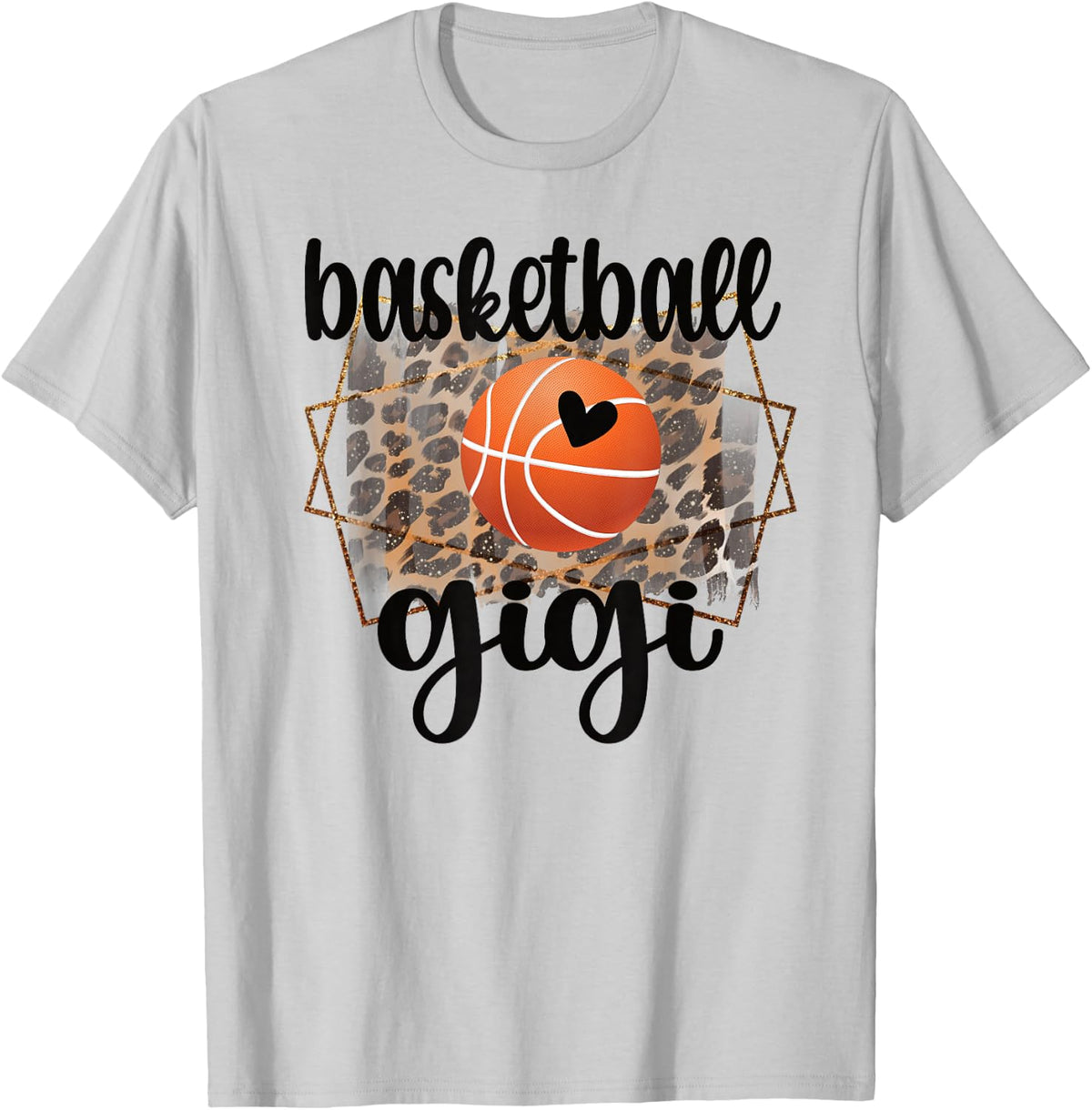 Basketball Gigi Grandma Gigi Of A Basketball Player T-Shirt - T-Shirt | Ash