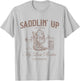 Saddlin Up My Last Rodeo Western Bachelorette Bride 2026 T-Shirt - T-Shirt | Ash