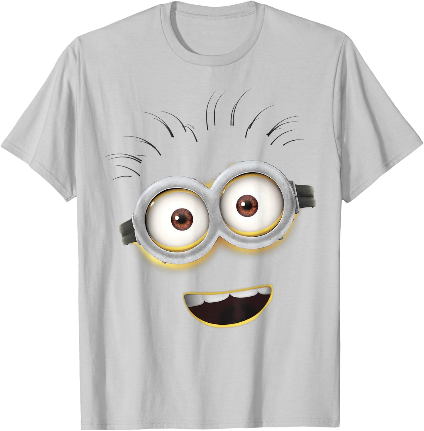 Despicable Me Minions Phil Face Smile Graphic T-Shirt - T-Shirt | Ash