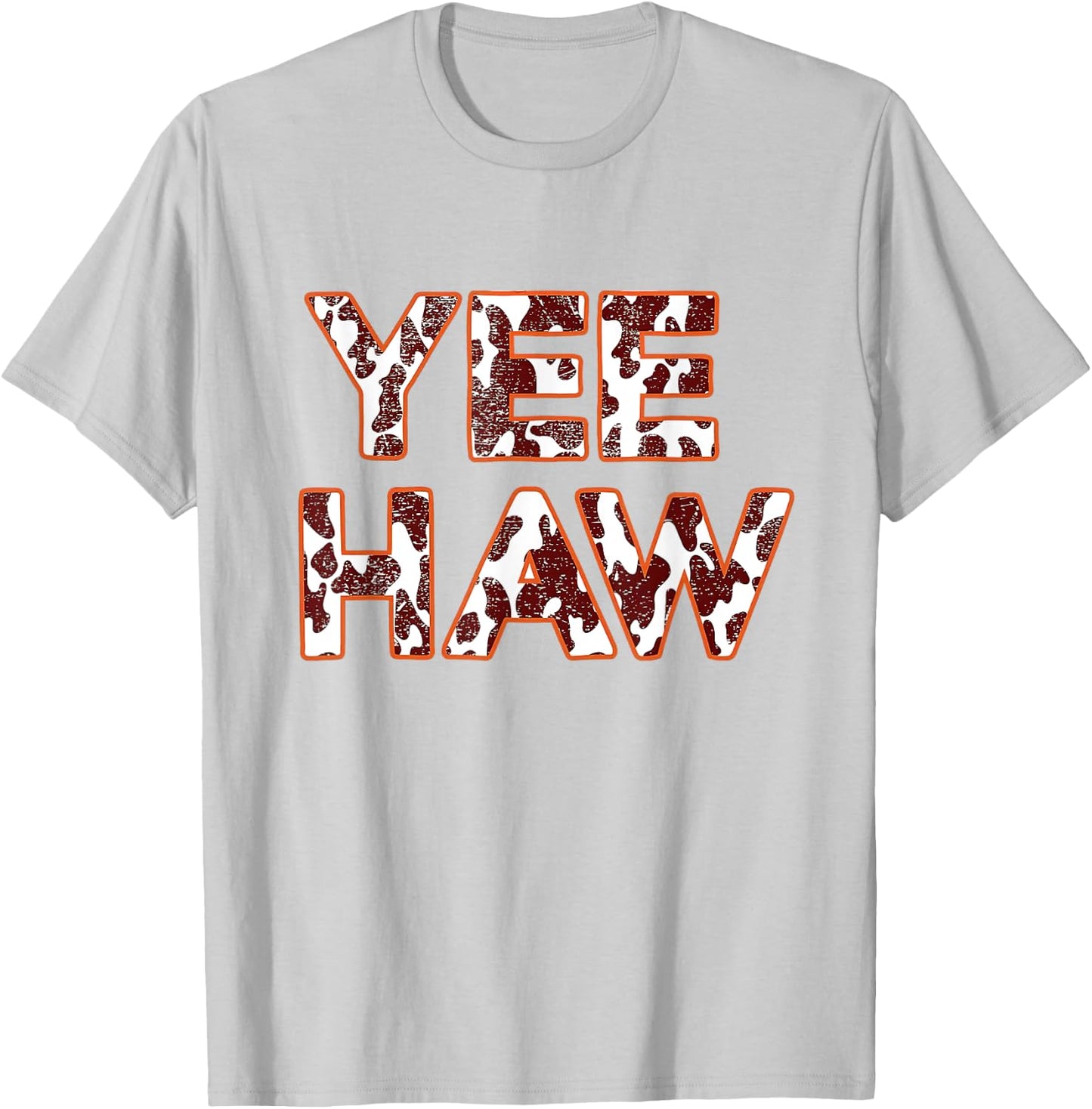 Yee Haw Howdy Rodeo Southern Cowgirl Yeehaw Women Girls T-Shirt - T-Shirt | Ash