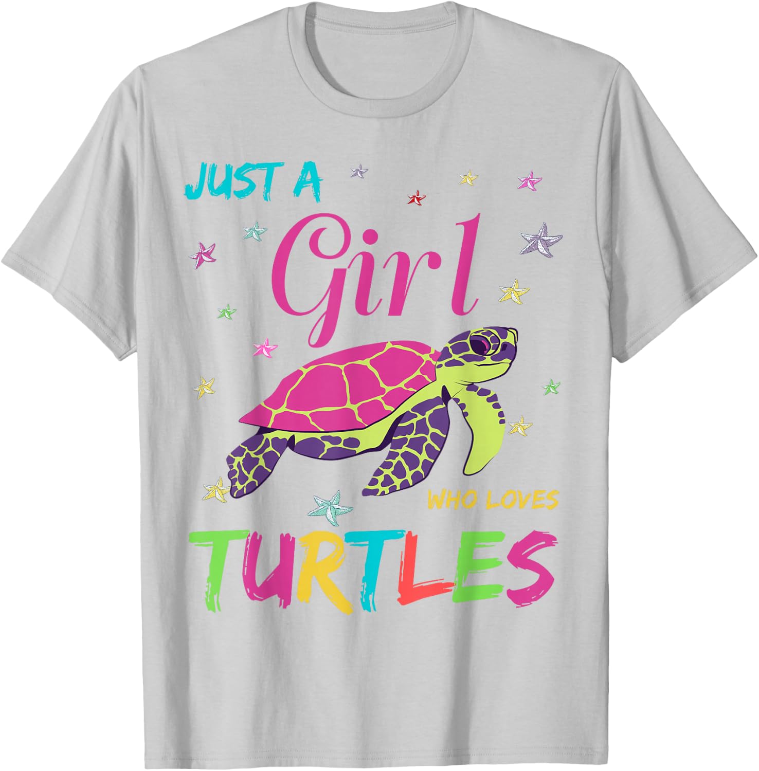 Turtles Cute Turtle Toddler Girls Who Loved Sea-Turtle Squad T-Shirt - T-Shirt | Ash