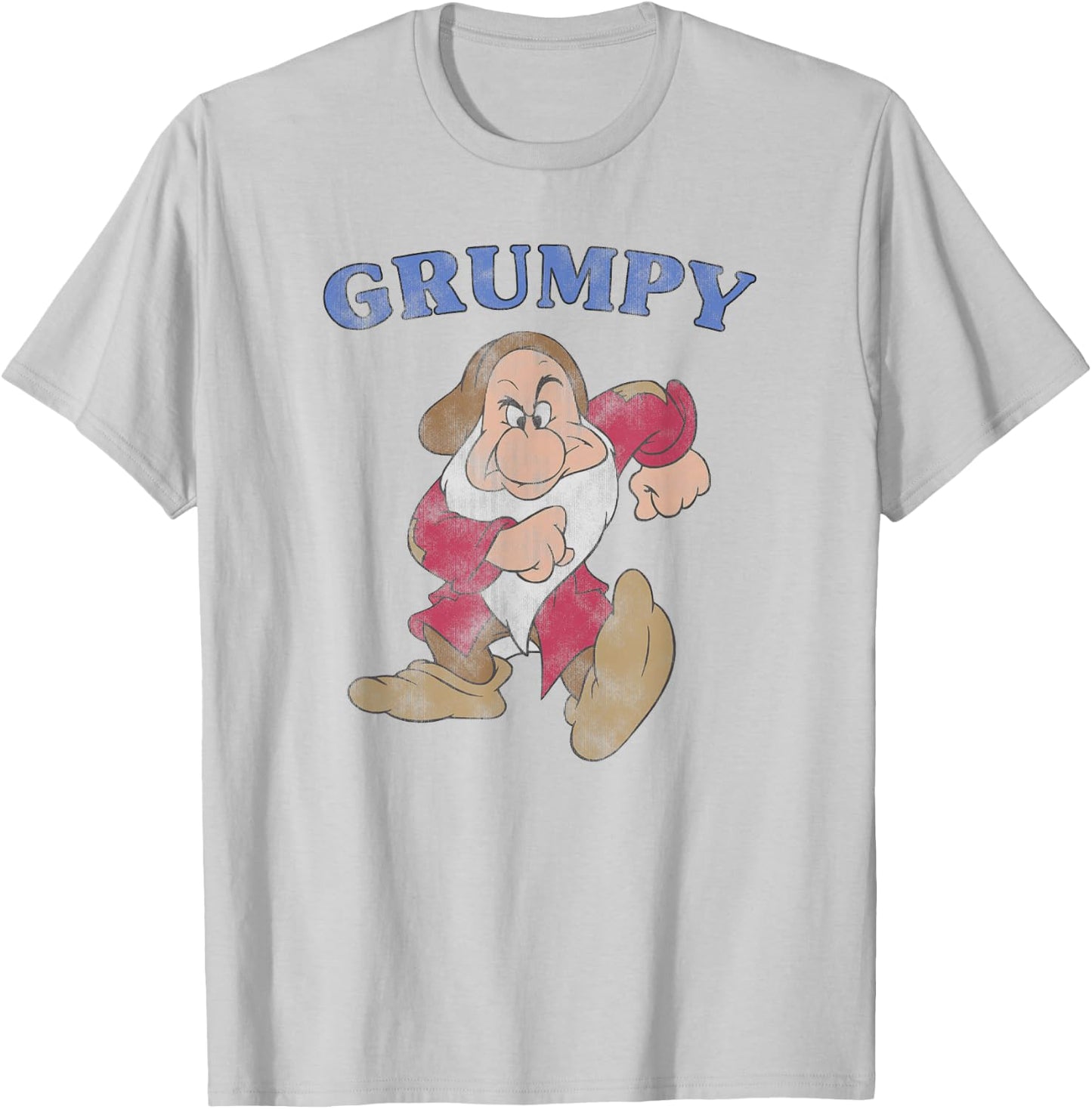 Disney Snow White and The Seven Dwarfs A Grumpy Character T-Shirt - T-Shirt | Ash