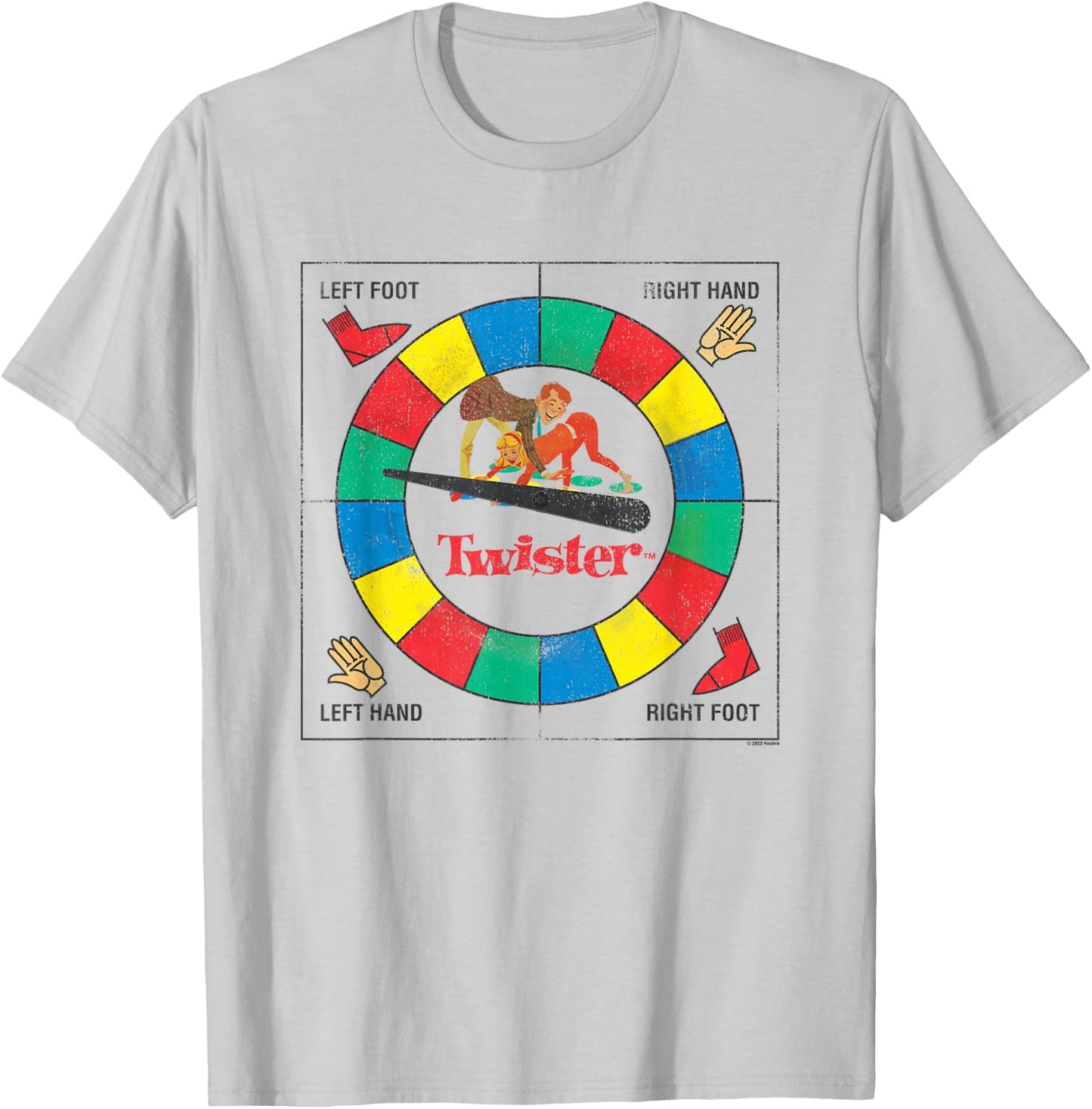 Twister Spinner T-Shirt - T-Shirt | Ash