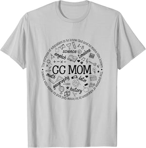 CC Mom Classical Conversations Homeschool Mom Homeschooling T-Shirt - T-Shirt | Ash