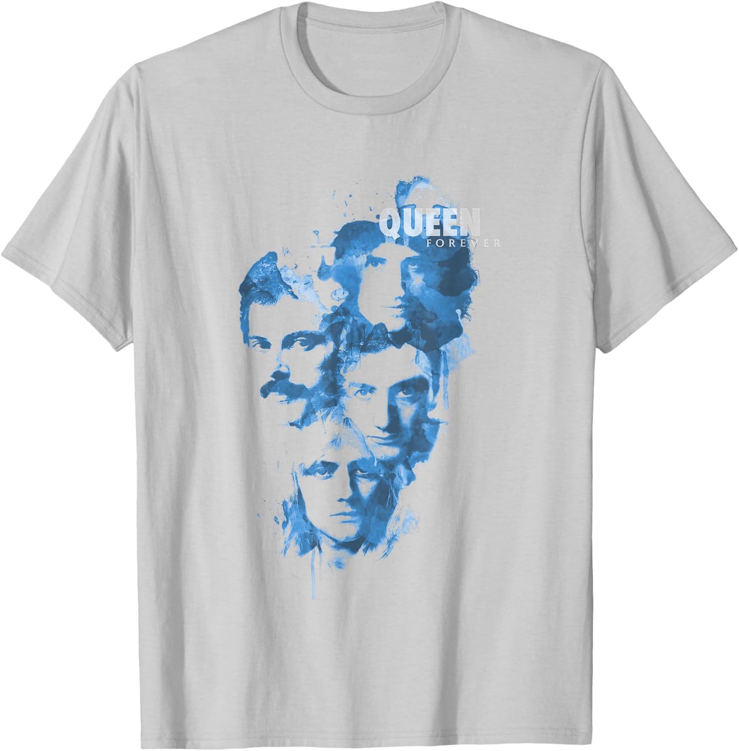 Queen Official Faces Ink T-Shirt - T-Shirt | Ash