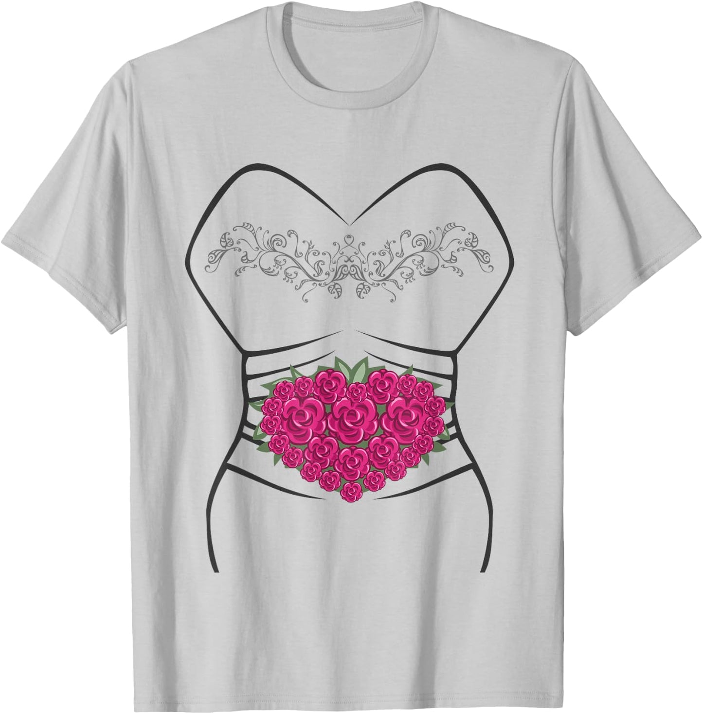 Wedding Dress , Fun Bridal Gifts Idea for Bride T-Shirt - T-Shirt | Ash