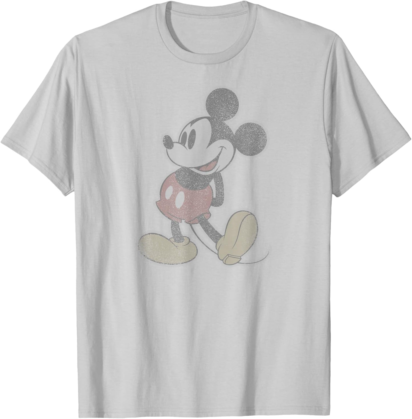Disney - Mickey Mouse Vintage Stand T-Shirt - T-Shirt | Ash