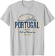Retro Style Vintage Portugal T-Shirt - T-Shirt | Ash