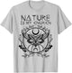 Nature Is My Church Moon Moth Witchcraft Wiccan Witch T-Shirt - T-Shirt | Ash