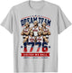 Dream Team 1776 Funny Founding Fathers Basketball 4th July T-Shirt - T-Shirt | Ash