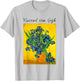 Famous Art Irises Painting Artist Van Gogh T-Shirt - T-Shirt | Ash