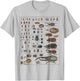 Insect Collection Species Bugs Vintage Chart Entomology T-Shirt - T-Shirt | Ash